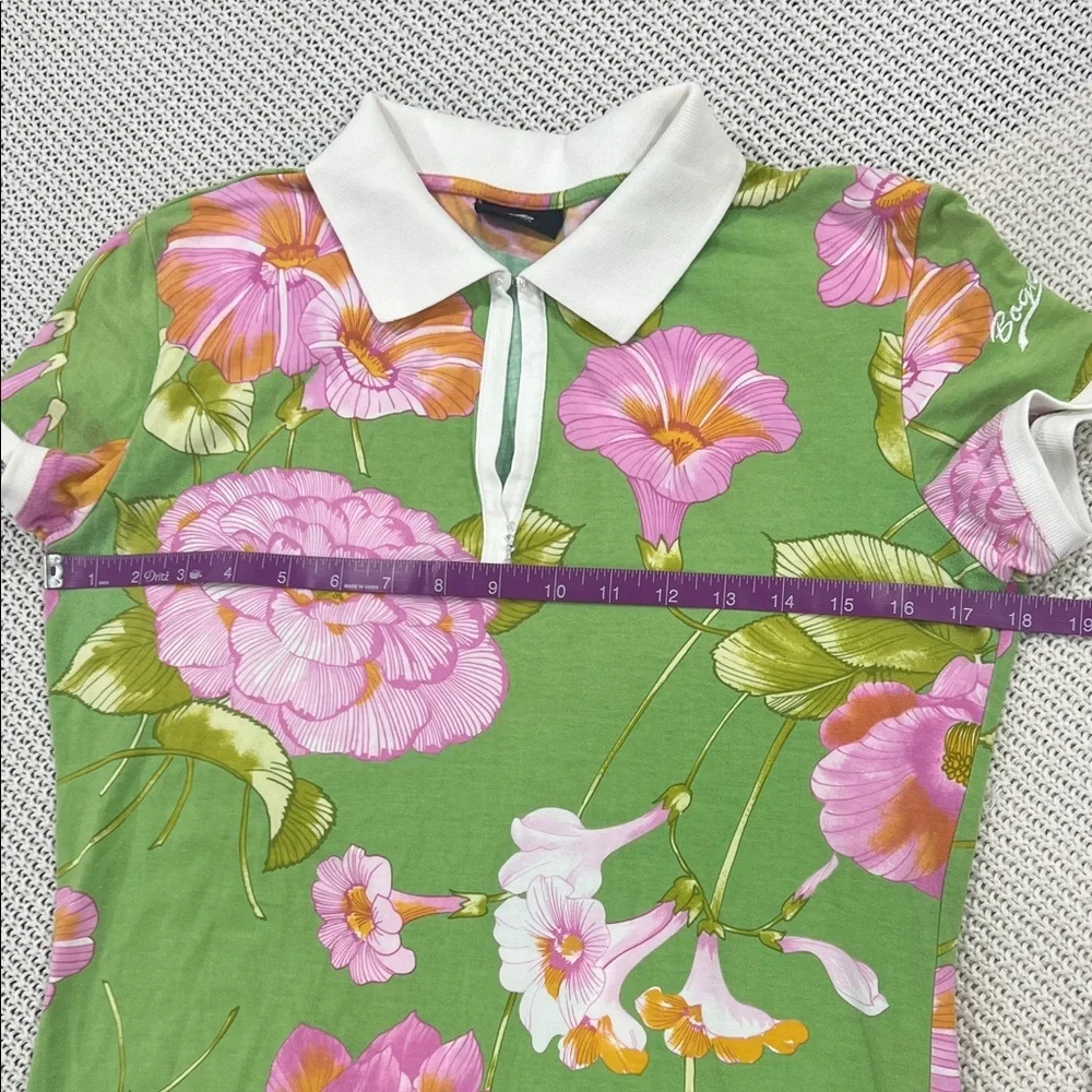 Bogner Green Floral Button Down Shirt - Picture 8 of 13